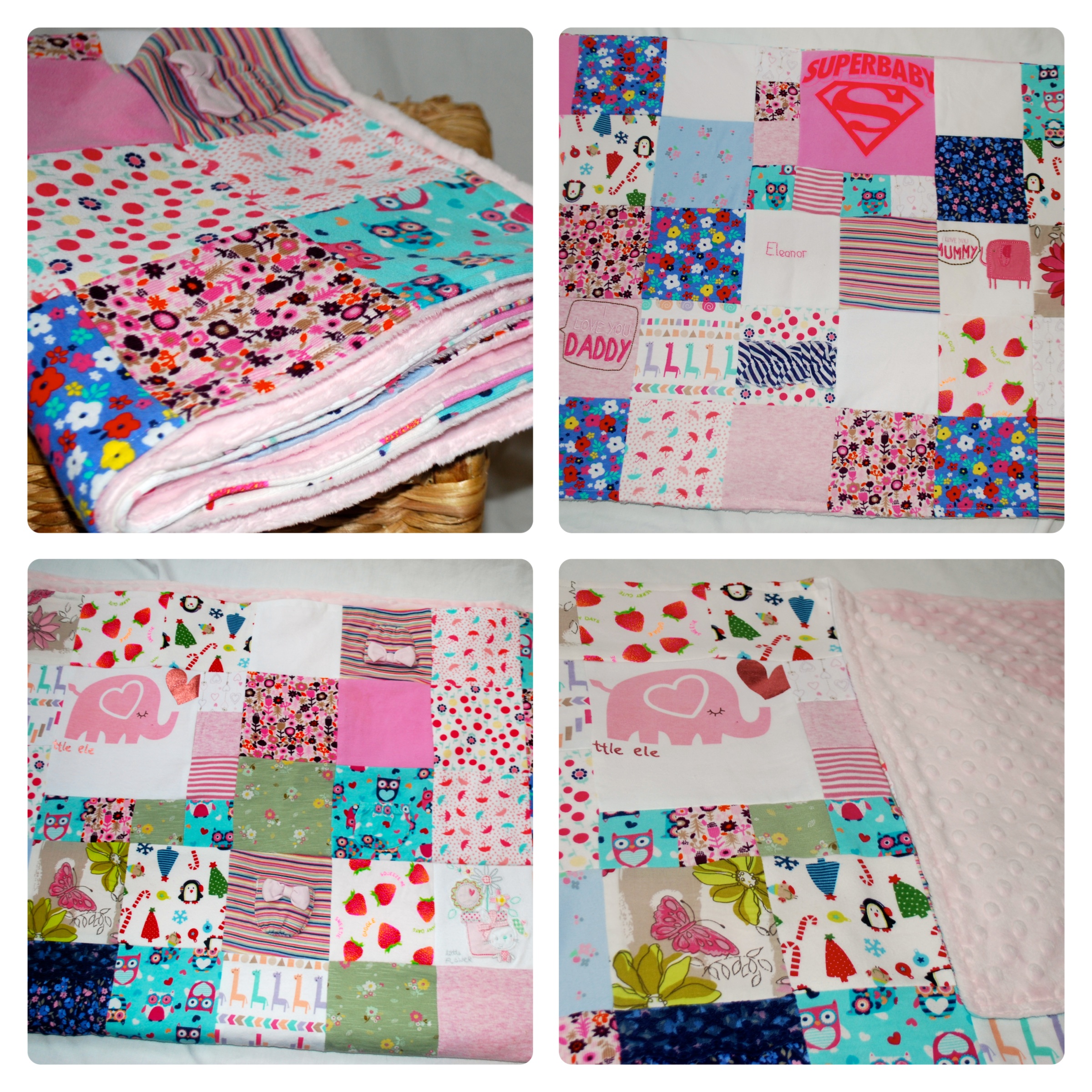 Baby clothes blanket Baby Threads Keepsakes