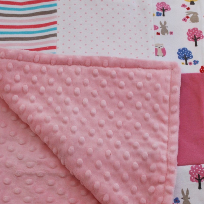 Baby clothes memory blanket