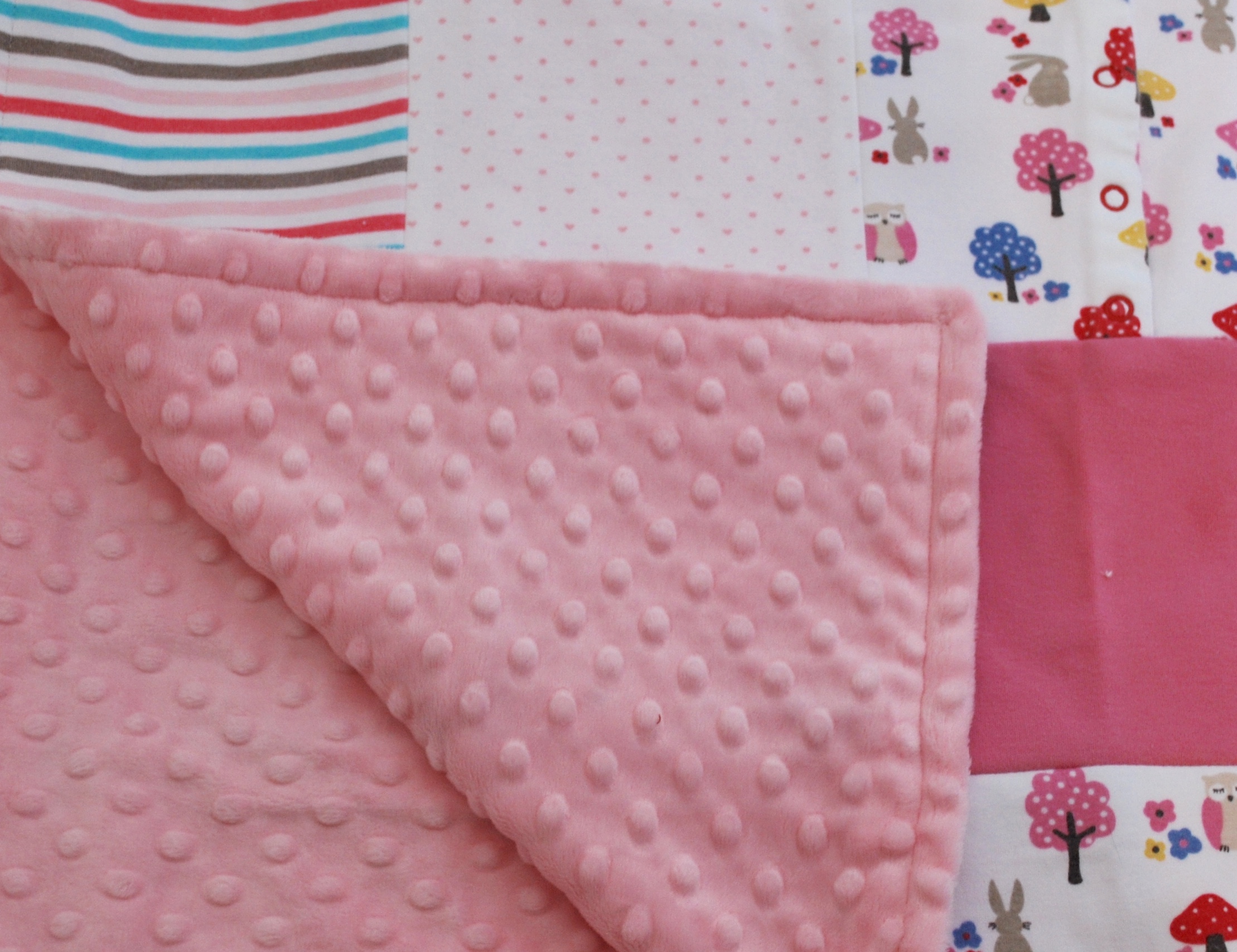 Baby clothes memory blanket